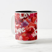 Valentine’s Day Mug | Romantic, Cute &Heartwarming Zweifarbige Tasse (Vorderseite Links)