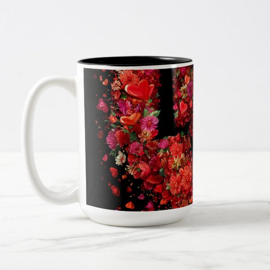 Valentine’s Day Mug | Romantic, Cute &Heartwarming Zweifarbige Tasse (Links)