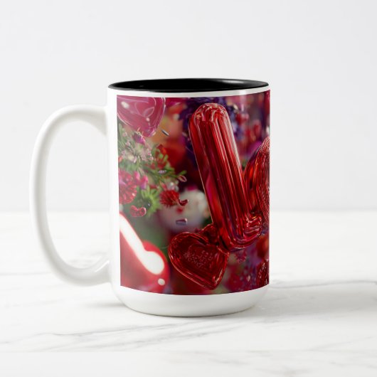 Valentine’s Day Mug | Romantic, Cute &Heartwarming Zweifarbige Tasse (Links)