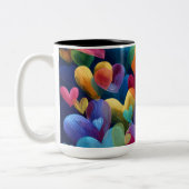 Valentine’s Day Mug | Romantic, Cute &Heartwarming Zweifarbige Tasse (Links)