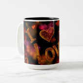 Valentine’s Day Mug | Romantic, Cute &Heartwarming Zweifarbige Tasse (Vorderseite Links)