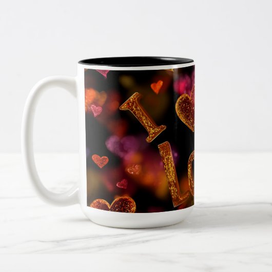 Valentine’s Day Mug | Romantic, Cute &Heartwarming Zweifarbige Tasse (Links)