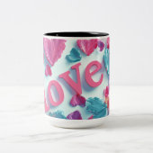 Valentine’s Day Mug | Romantic, Cute &Heartwarming Zweifarbige Tasse (Mittel)