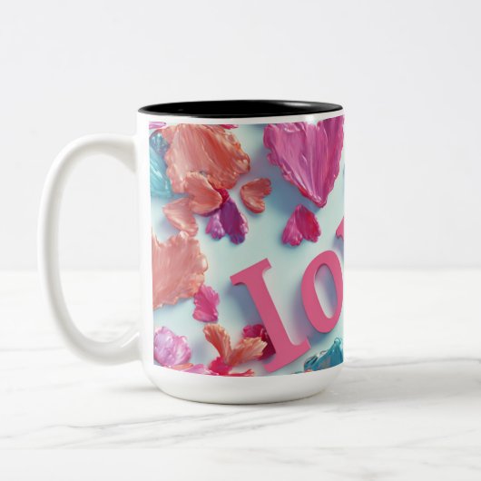 Valentine’s Day Mug | Romantic, Cute &Heartwarming Zweifarbige Tasse (Links)