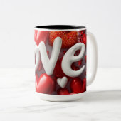Valentine’s Day Mug | Romantic, Cute &Heartwarming Zweifarbige Tasse (VorderseiteRechts)