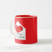 Valentine’s Day Mug Zweifarbige Tasse (Vorderseite Links)