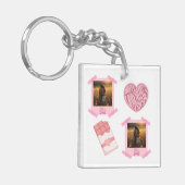Valentine’s Day Personalized Acrylic Keychain Schlüsselanhänger (Vorderseite links)