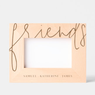 Valentine’s Day Personalized Best Friends Wooden Geätzte Rahmen