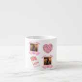 Valentine’s Day Personalized Espresso Mug Espressotasse (Vorderseite)