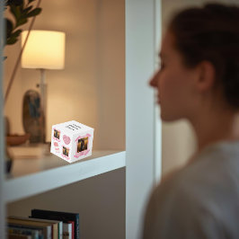 Valentine’s Day Personalized Photo Cube Würfel