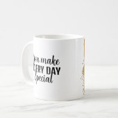 Valentine’s Day Personalized Photo Gift -  Kaffeetasse (Vorderseite Links)