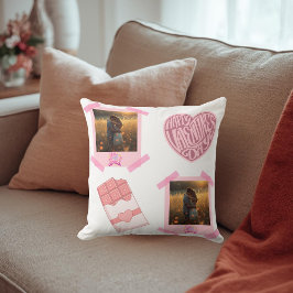 Valentine’s Day Personalized Throw Pillow Kissen