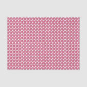 Valentine’s Day Red Pink Hearts Stripes Pattern Seidenpapier (Vorderseite)