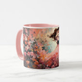 Valentine’s Day Romantic Couple Silhouette Love Tasse (Vorderseite Links)