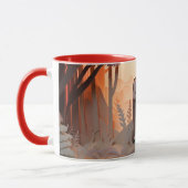 Valentine’s Day Romantic Couple Silhouette love Tasse (Links)