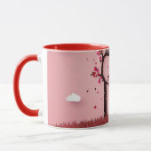 Valentine’s Day Romantic Couple Silhouette love Tasse (Links)