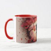 Valentine’s Day Romantic Couple Silhouette love Tasse (Links)