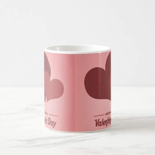 Valentine’s Day Romantic Mug Design Kaffeetasse (Mittel)