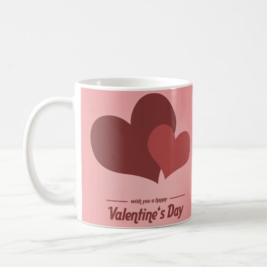 Valentine’s Day Romantic Mug Design Kaffeetasse (Links)