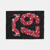 Valentine’s Day Six Seven 67 Funny Meme 6 7 Valent Fleecedecke (Vorderseite (Horizontal))