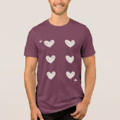 Valentine’s Day Six & Seven Meme Matching Couple Tri-Blend Shirt (Vorderseite)