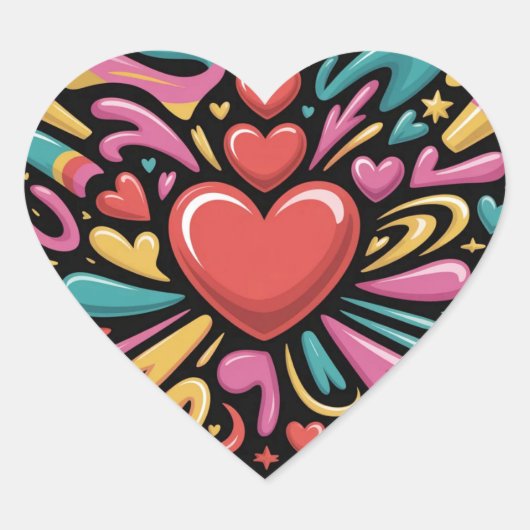 Valentine’s Day Stickers | Cute, Romantic (Vorderseite)