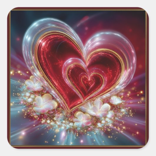 Valentine’s Day Stickers | Cute, Romantic  (Vorderseite)