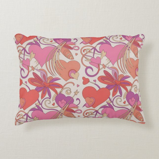 Valentine’s Day Throw Pillow Collection | Romantic Dekokissen (Vorderseite)