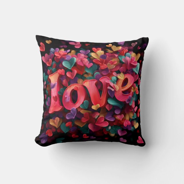 Valentine’s Day Throw Pillow Collection | Romantic Kissen (Vorderseite)