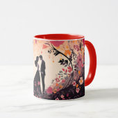 Valentine’s Day true love end mariage Tasse (VorderseiteRechts)