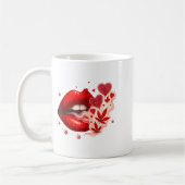 Valentine’s Day Weed Lover Stoner Babe  Kaffeetasse (Links)