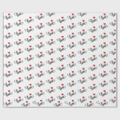 Valentine’s Day Wrapping Paper Geschenkpapier (Flach)