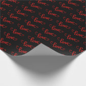 Valentine’s Day Wrapping Paper Geschenkpapier (Ecke)