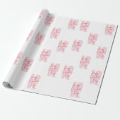 Valentine’s Day Wrapping Paper Geschenkpapier (Ungerollt)