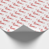 Valentine’s Day Wrapping Paper Geschenkpapier (Ecke)