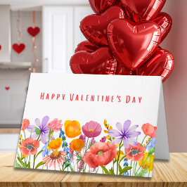 Valentine’s for Him - Romantic Flowers Heart Love Karte