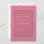 Valentine Save the Date erröten (Rückseite)