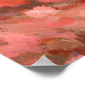 Valentine Schnauzer with Hearts Poster (Ecke)