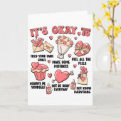 Valentine School Psychologist Teacher Mental Healt Karte (Gelbe Blume)