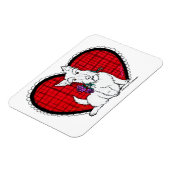 Valentine Scottie Magnet (Linke Seite)