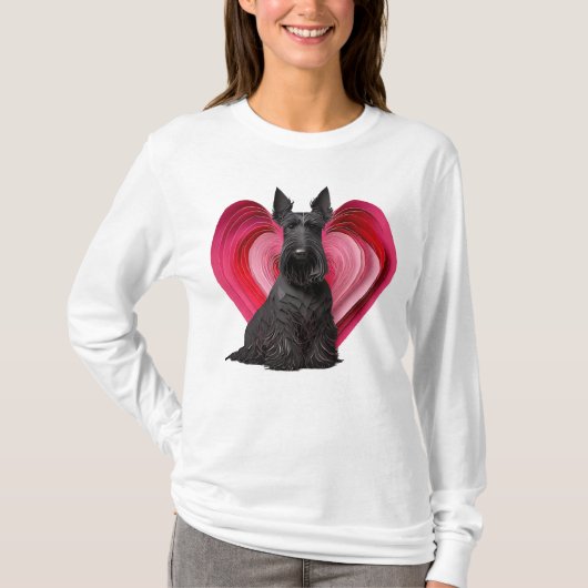 Valentine Scottie T-Shirt (Vorderseite)