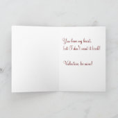 Valentine, sei mein feiertagskarte (Innenseite)