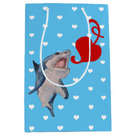 Valentine Shark Mittlere Geschenktüte