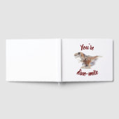 Valentine Sie sind Dino-Milbe Gästebuch (Voll)