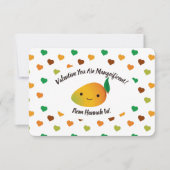 Valentine Sie sind Mangoificent Mango Mitteilungskarte (Vorderseite)