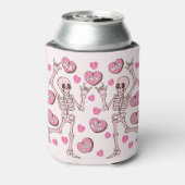 Valentine Skelette & Conversation Heart Dosenkühler (Kanne Rückseite)