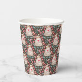 Valentine Sloth Pattern Pappbecher (Rückseite)
