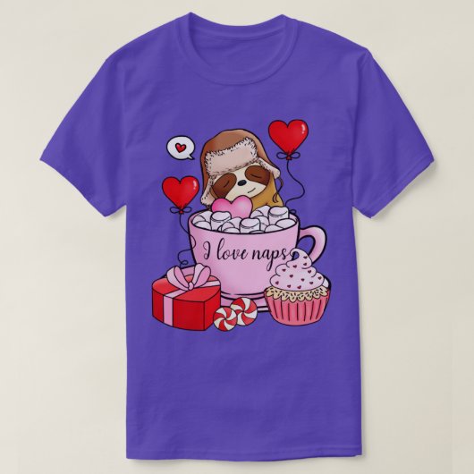 Valentine Sloth T-Shirt (Design vorne)