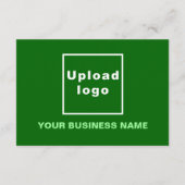 Valentine Small Green Flat Card (Rückseite)