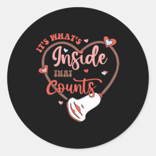 Valentine Sonographie Tech Es ist das, was in dies Runder Aufkleber